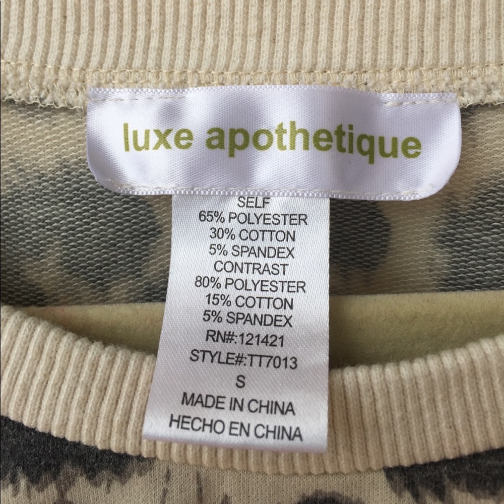 Luxe Apothetique cheetah print pull-over - Picture 6 of 7